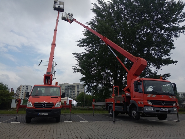 wynajem podnośnika koszowego Konstancin